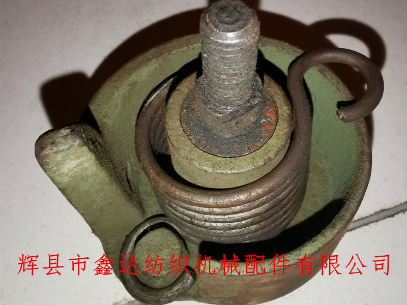 Spring disc of textile machine