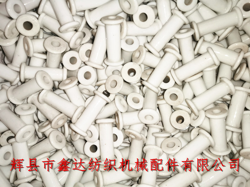 Textile porcelain parts, ceramic cylinder accessories